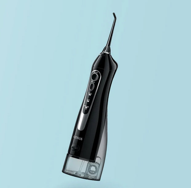 COSLUS Wireless Dental Irrigator 300ML C20 For Travel Black Manufacturer code F5020E