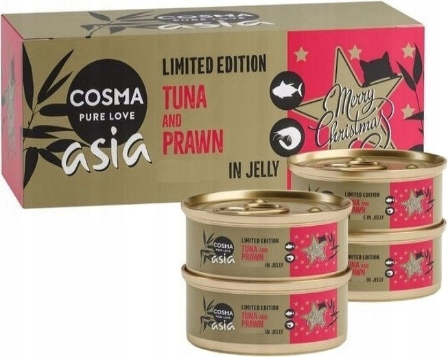 COSMA ASIA LIMITED EDITION PREMIUM WET CAT FOOD TUNA SHRIMP