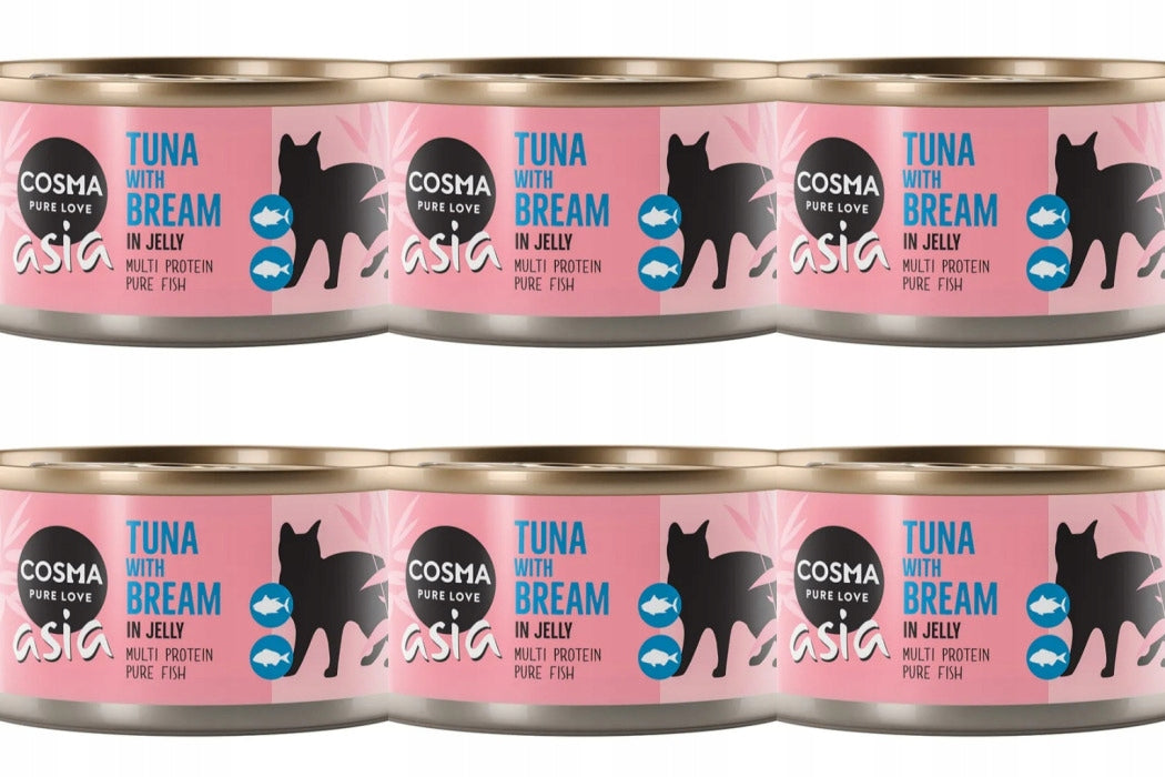 COSMA ASIA TUNA AND BREAM 6X170G