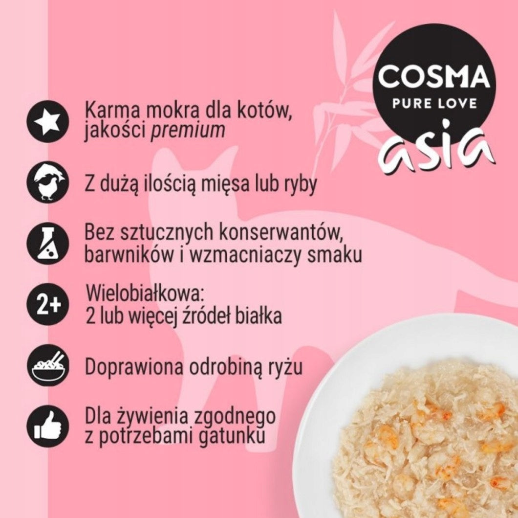 COSMA ASIA TUNA WITH SALMON 6X170G Brand 1st Choice