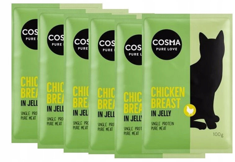 COSMA Original wet cat food Chicken breast 1x100g. Manufacturer code 4062911008434