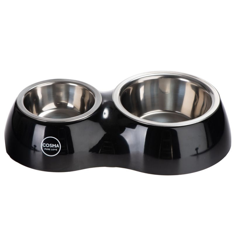COSMA Set of two metal bowls based on melamine