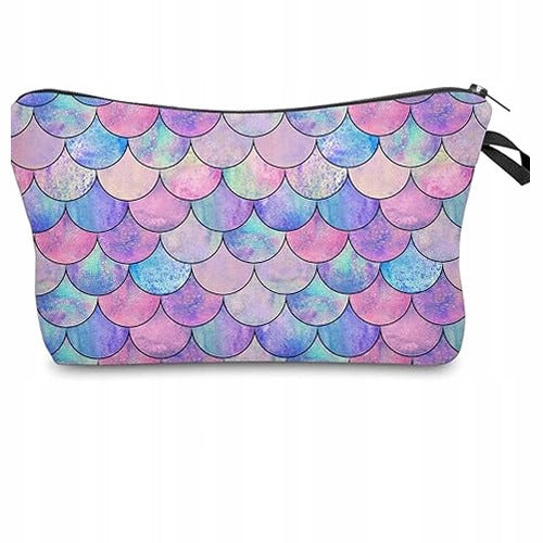 COSMETIC BAG WATERPROOF TRAVEL MERMAID MAKEUP ORGANIZER FOR WOMEN