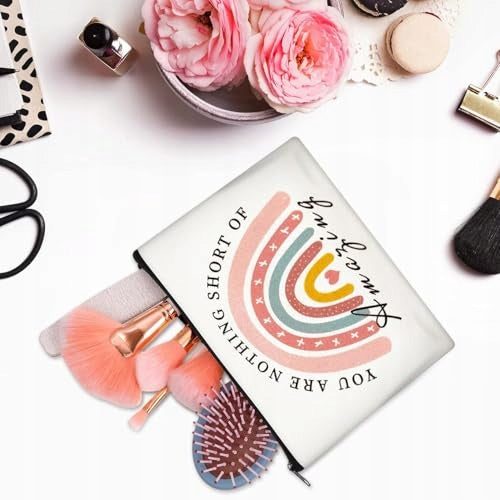 COSMETIC BAG WOMEN'S COTTON ZIPPER GIFT FOR WOMAN Manufacturer code Bez marki