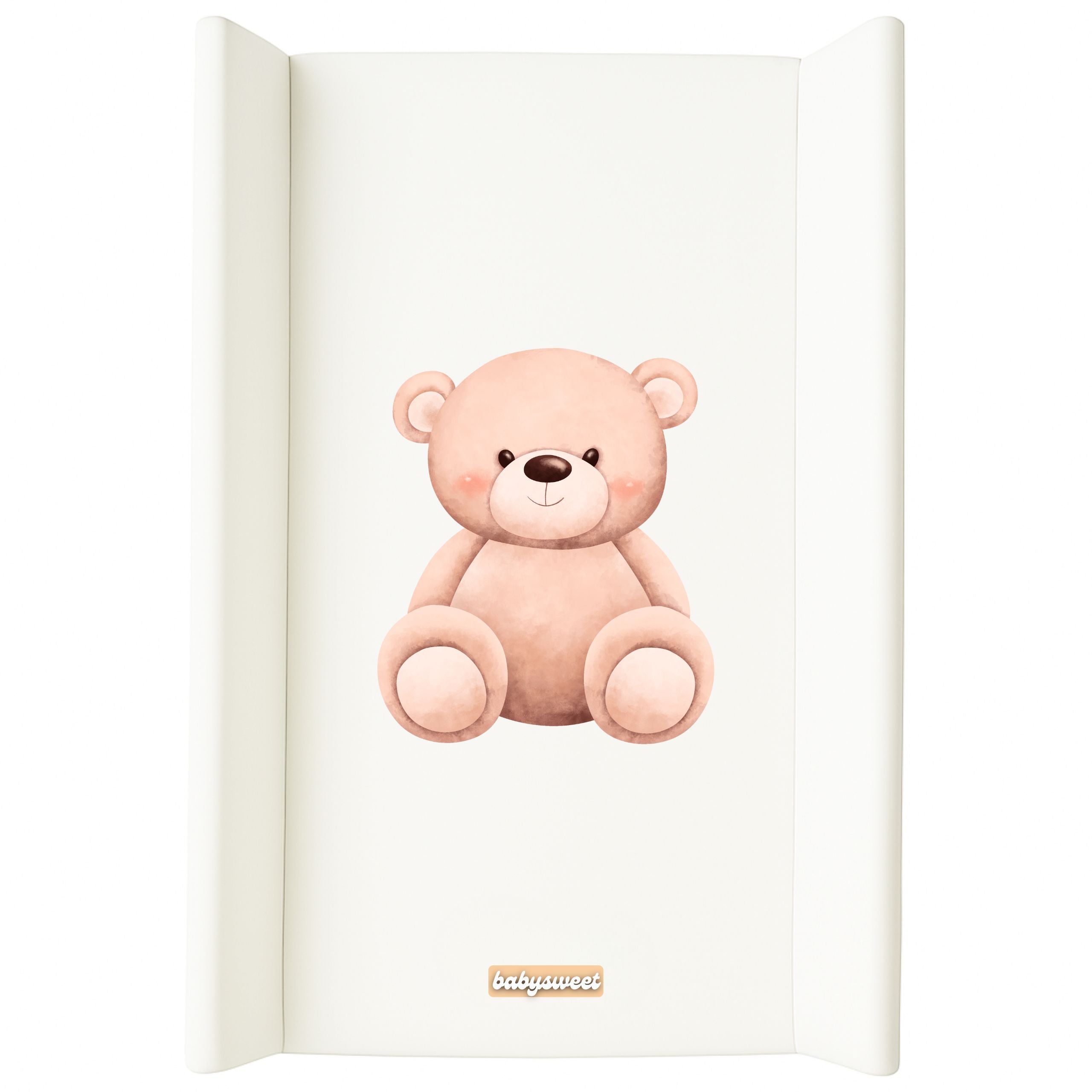 COT CHANGING TABLE DRESSER COVER HARD RIGID PADDED WHITE