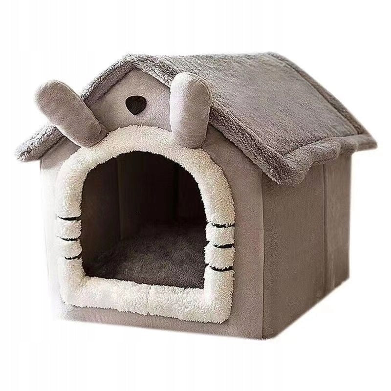 COTTAGE KENNEL PLUSH DOG BED