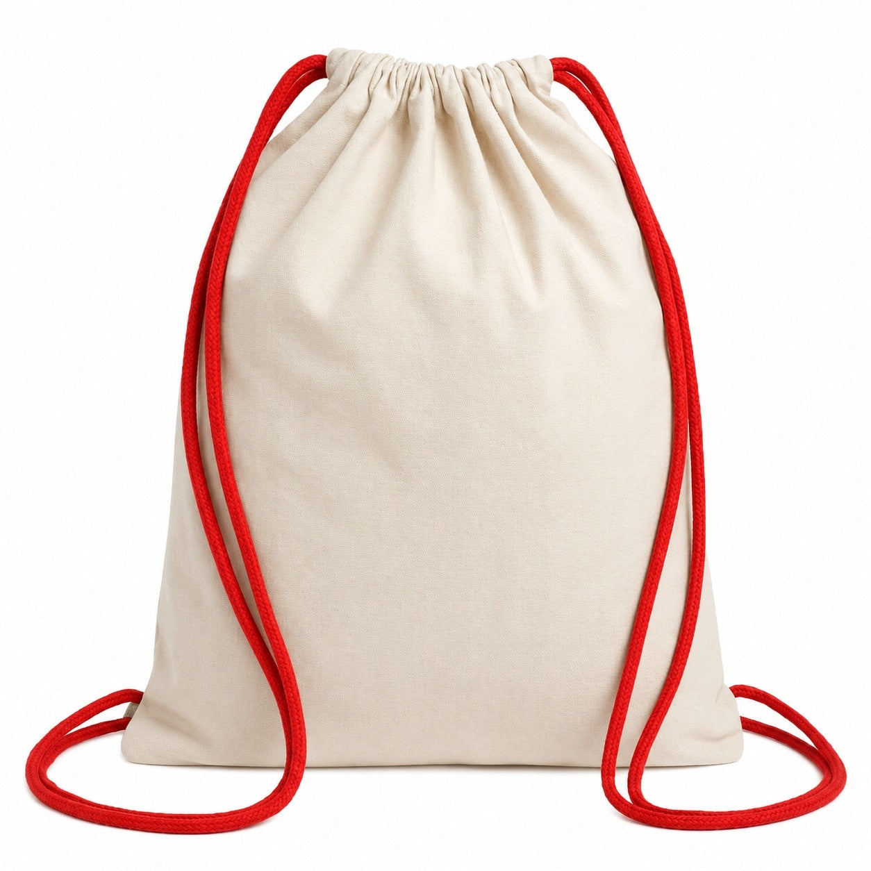 COTTON BACKPACK 37x45 cm ECRU 265g WORKOPLECAK FOR SCHOOL KINDERGARTEN