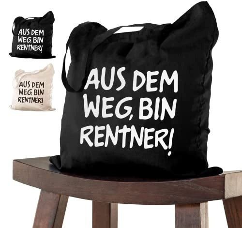 COTTON BAG FOR RETIREMENT 38X42 CM GIFT FOR A FRIEND FOR HIS BIRTHDAY Brand no brand