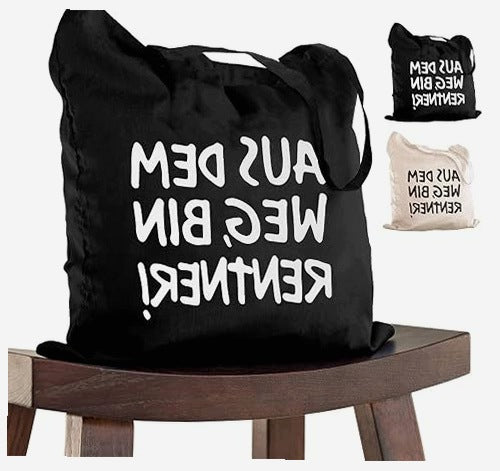 COTTON BAG FOR RETIREMENT 38X42 CM GIFT FOR A FRIEND FOR HIS BIRTHDAY