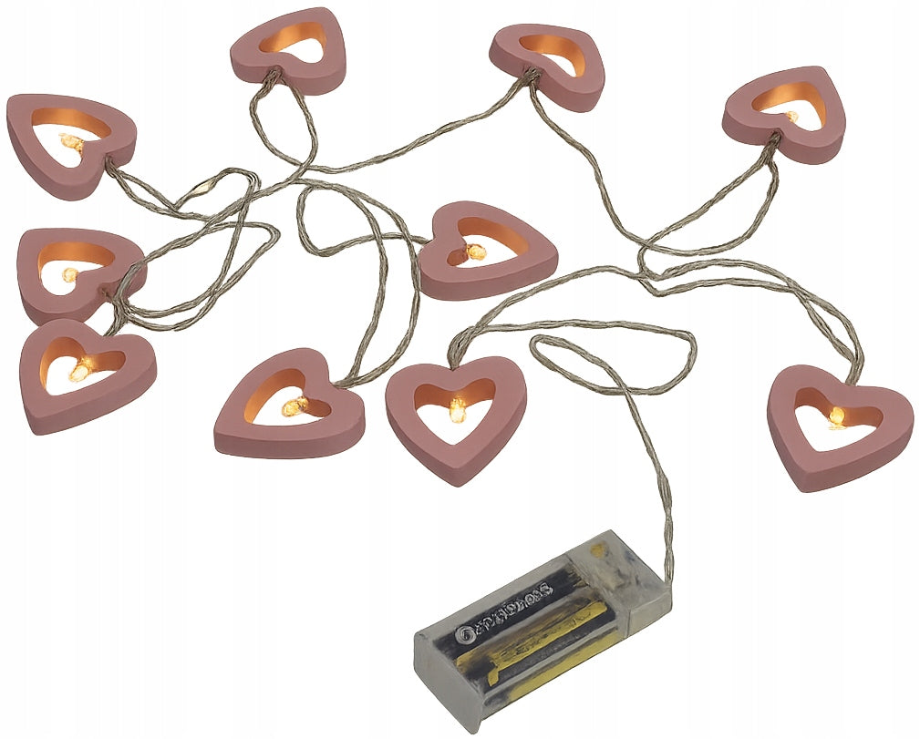 COTTON BALLS PINK pink heart lamps, 8 pcs. LED Manufacturer code PCBSTD18074