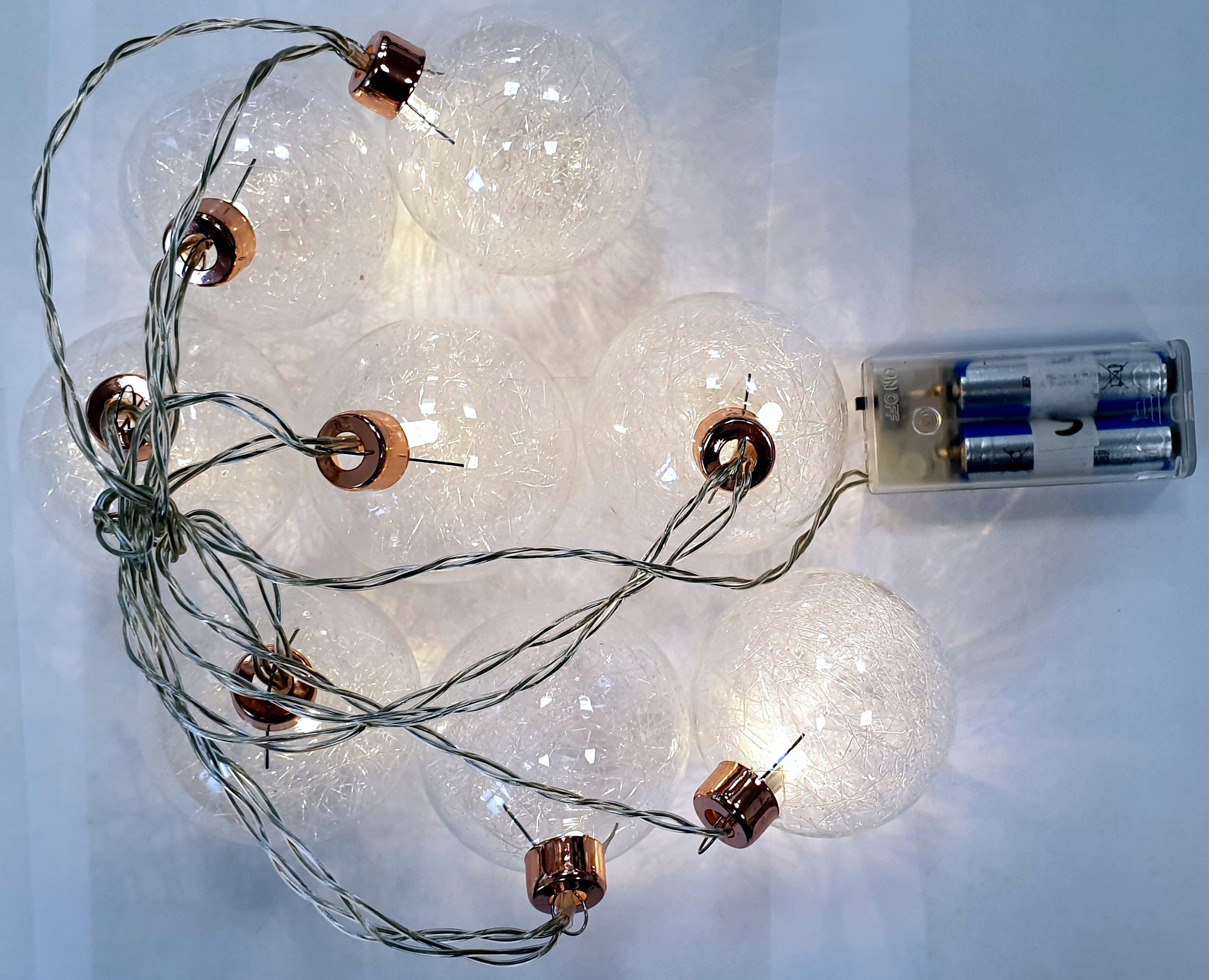 COTTON BALLS lamps, luminous BALLS BAMBLES 8 pcs, 6 cm EAN (GTIN) 5907595446686