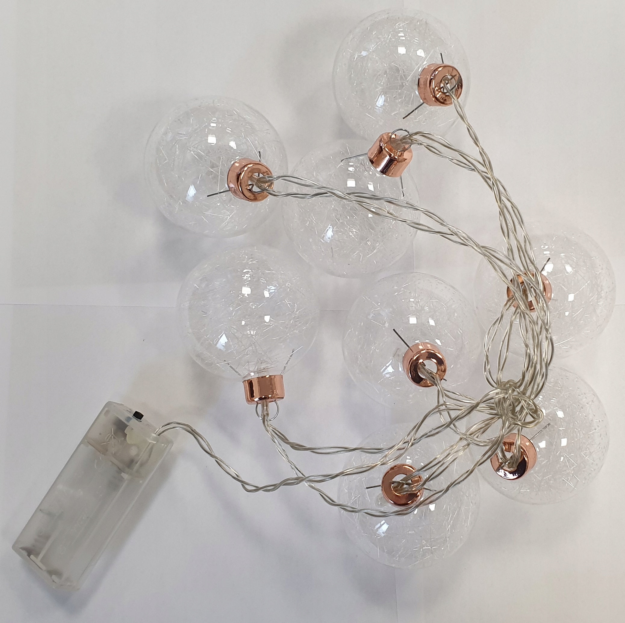 COTTON BALLS lamps, luminous BALLS BAMBLES 8 pcs, 6 cm Power supply battery