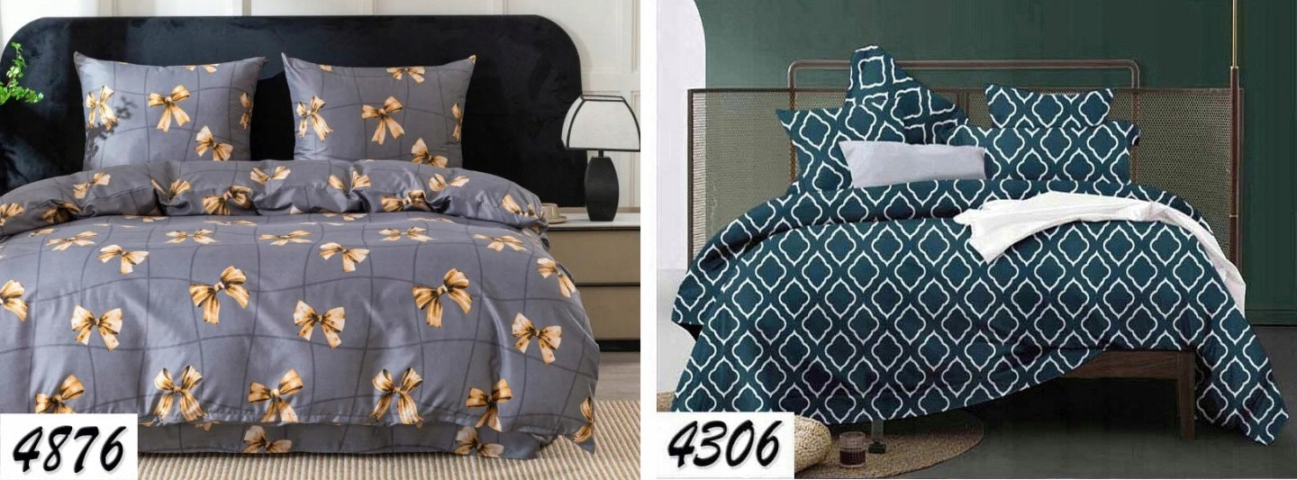 COTTON BEDDING SET 140X200 cm DUVET COVER SET + 3D PILLOW Manufacturer code 765POŚCIEL 140x200 + 1xPOSZEWKA