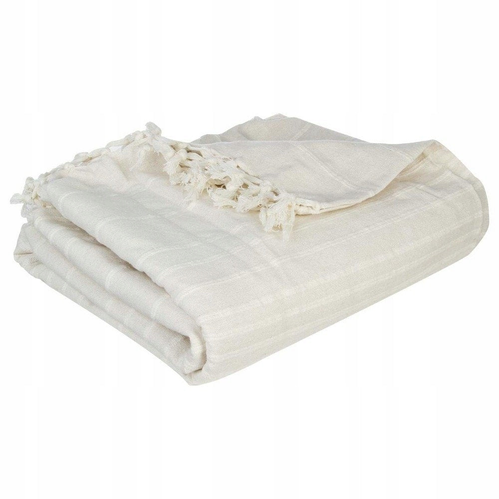 COTTON BEDSPREAD CREAM KAPA 250x230 CM Packaging status original