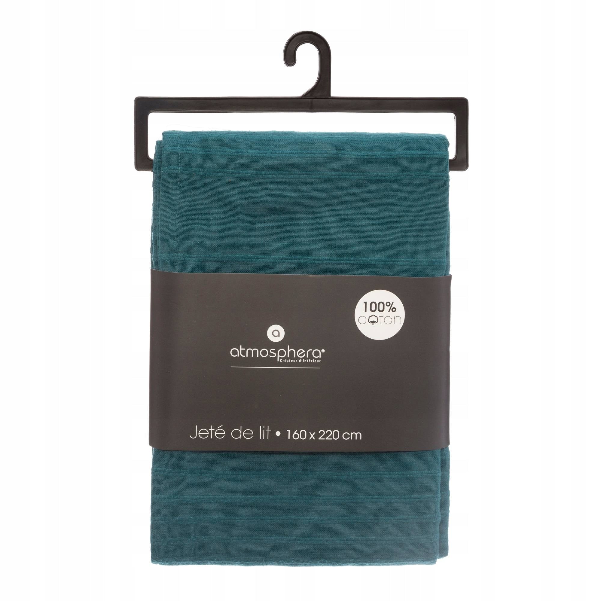 COTTON BEDSPREAD SEA CAPE GREEN 160x220 Length 220 cm