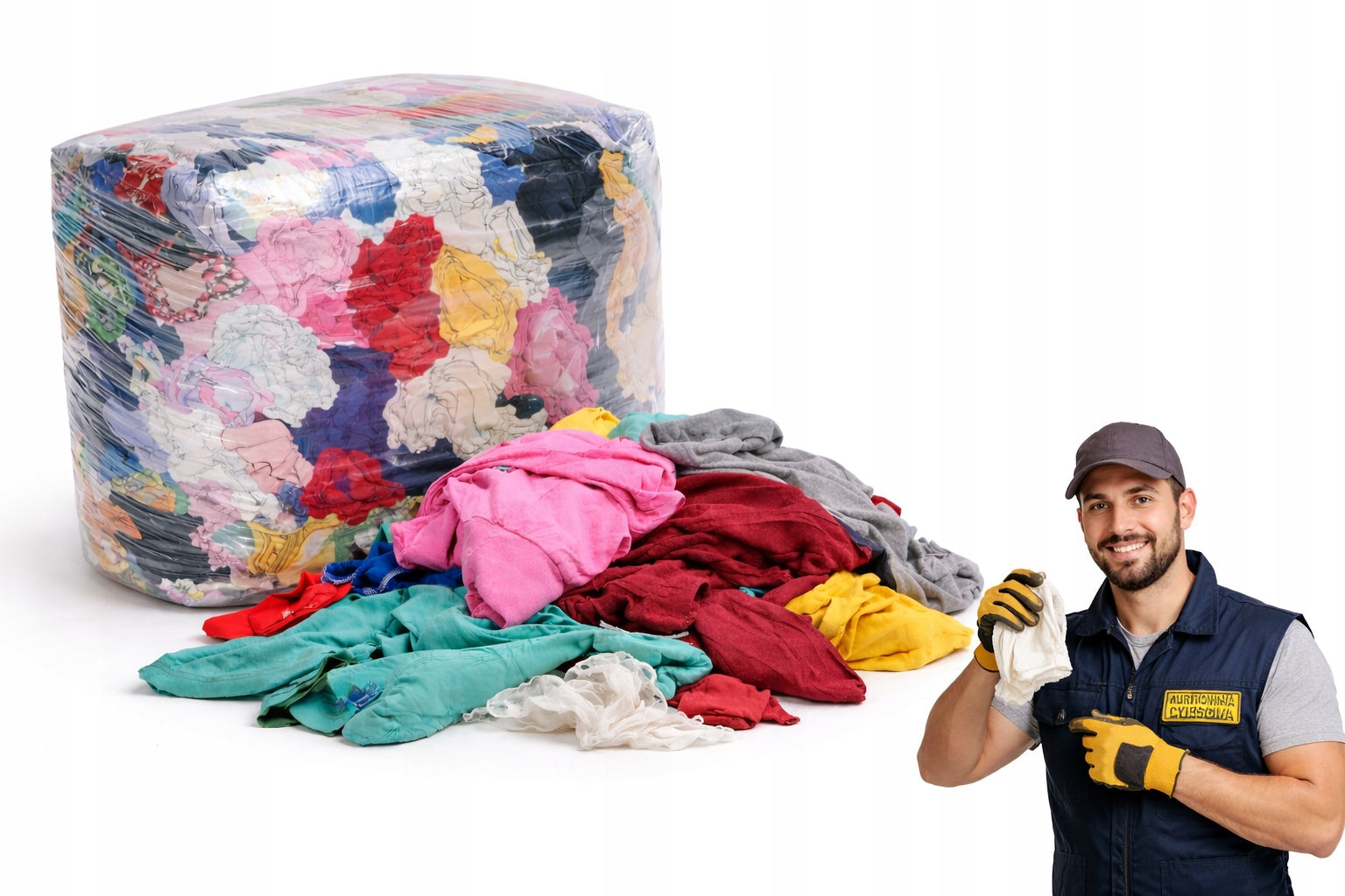 COTTON CLEANER 100% cotton for mechanics and industry super chlonne Manufacturer code 5905525897324