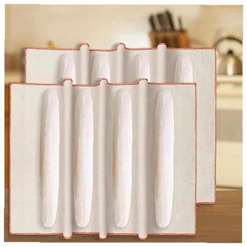 COTTON LINEN BREAD BAKING TOWEL FOR BAKERS 2 PIECES