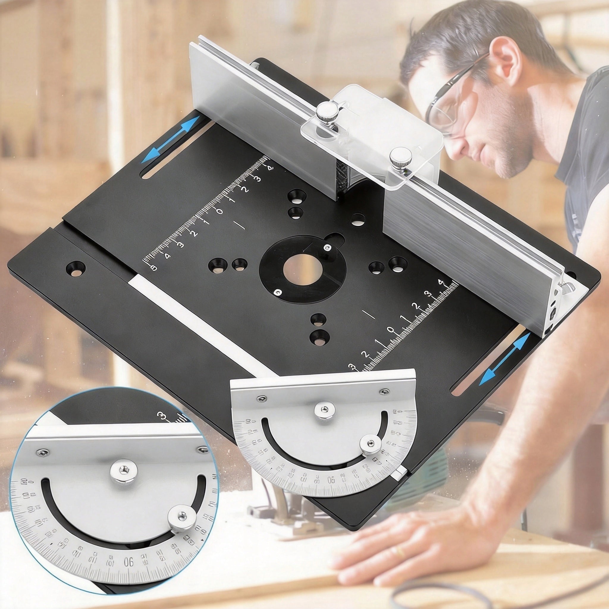 COUNTERTOP PROFESSIONAL MULTI-PURPOSE BOARD FOR MILLING AND TRIMMING WOOD Packaging status original
