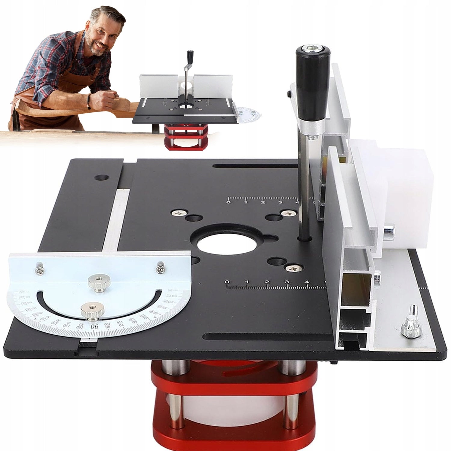 COUNTERTOP PROFESSIONAL MULTI-PURPOSE BOARD FOR MILLING AND TRIMMING WOOD