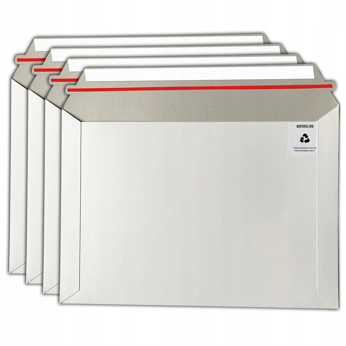 COURIER ENVELOPES CARDBOARD ECO A4 SET OF 100PCS
