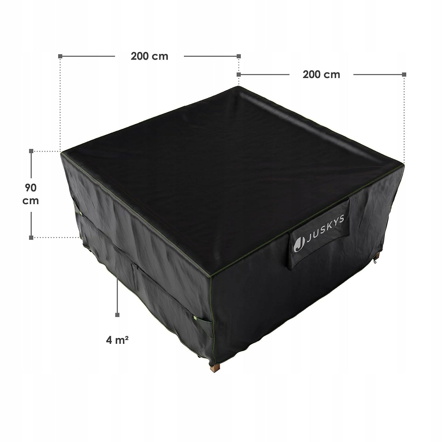 COVER 200X200X90 FOR GARDEN FURNITURE TABLE CHAIRS WATERPROOF UV TARPAULIN Kind for set