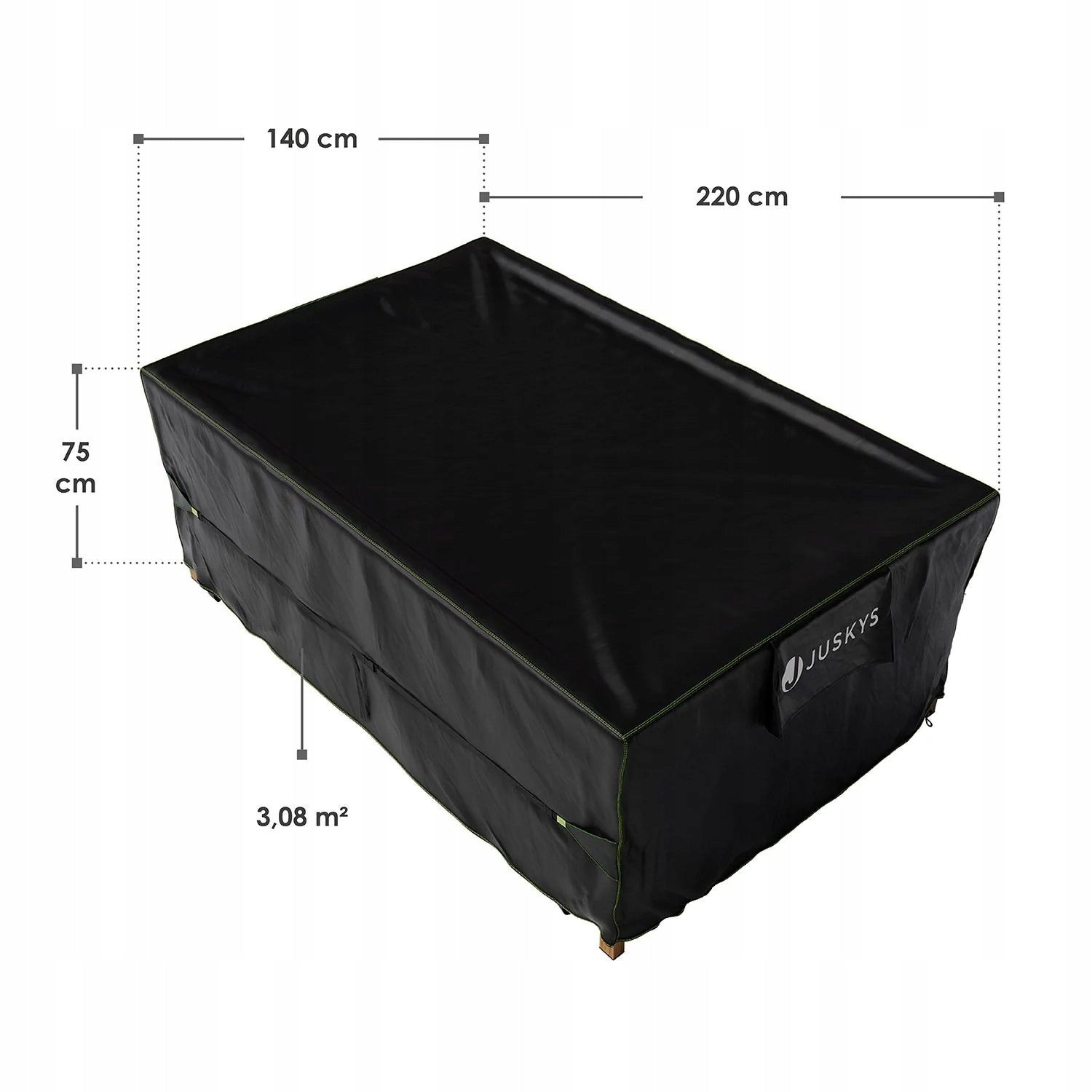 COVER 220X140X75 FOR GARDEN FURNITURE TABLE CHAIRS WATERPROOF UV TARPAULIN Kind for set