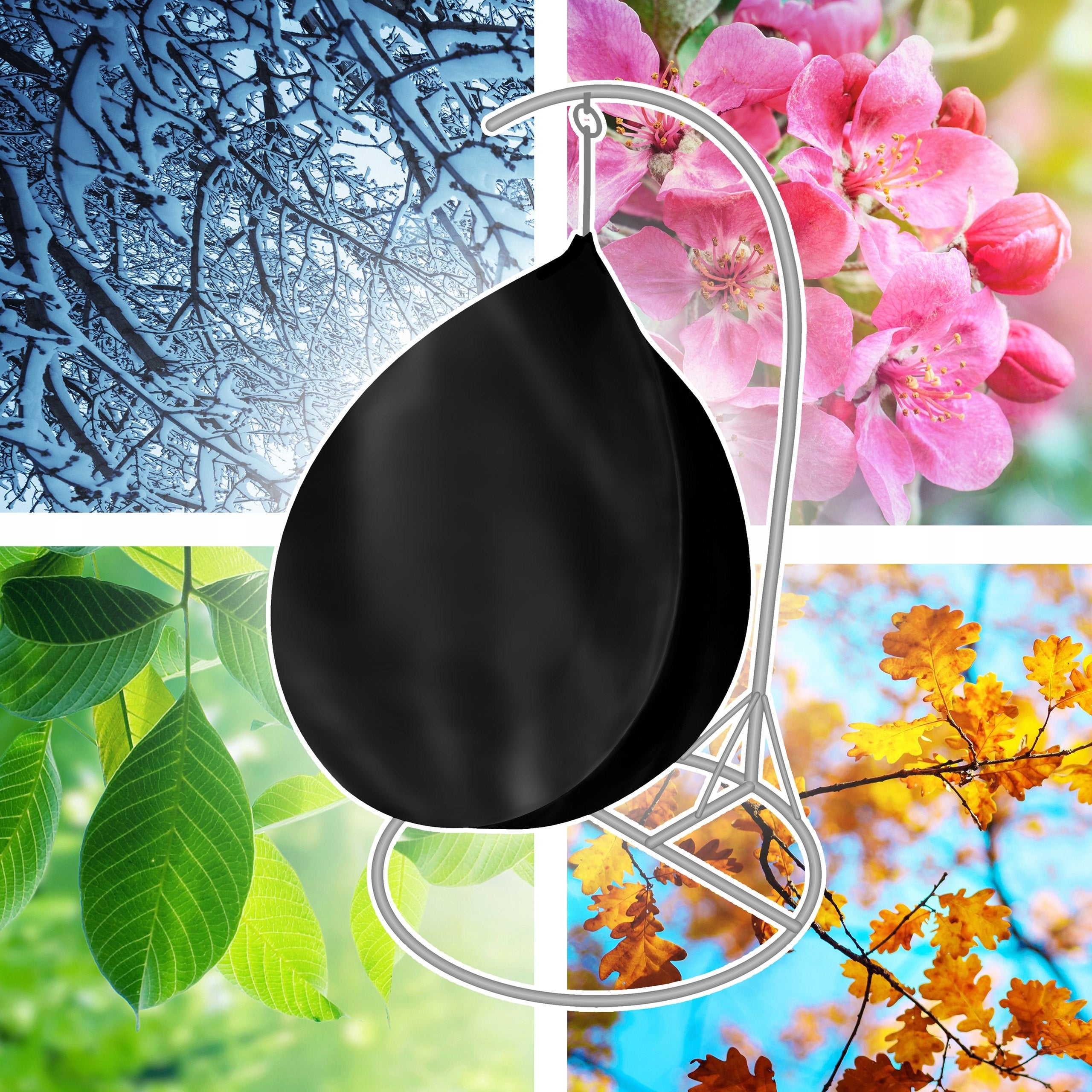 COVER FOR ARMCHAIR HANGING GARDEN COCOON basket Waterproof 108x68 cm Product width 108 cm