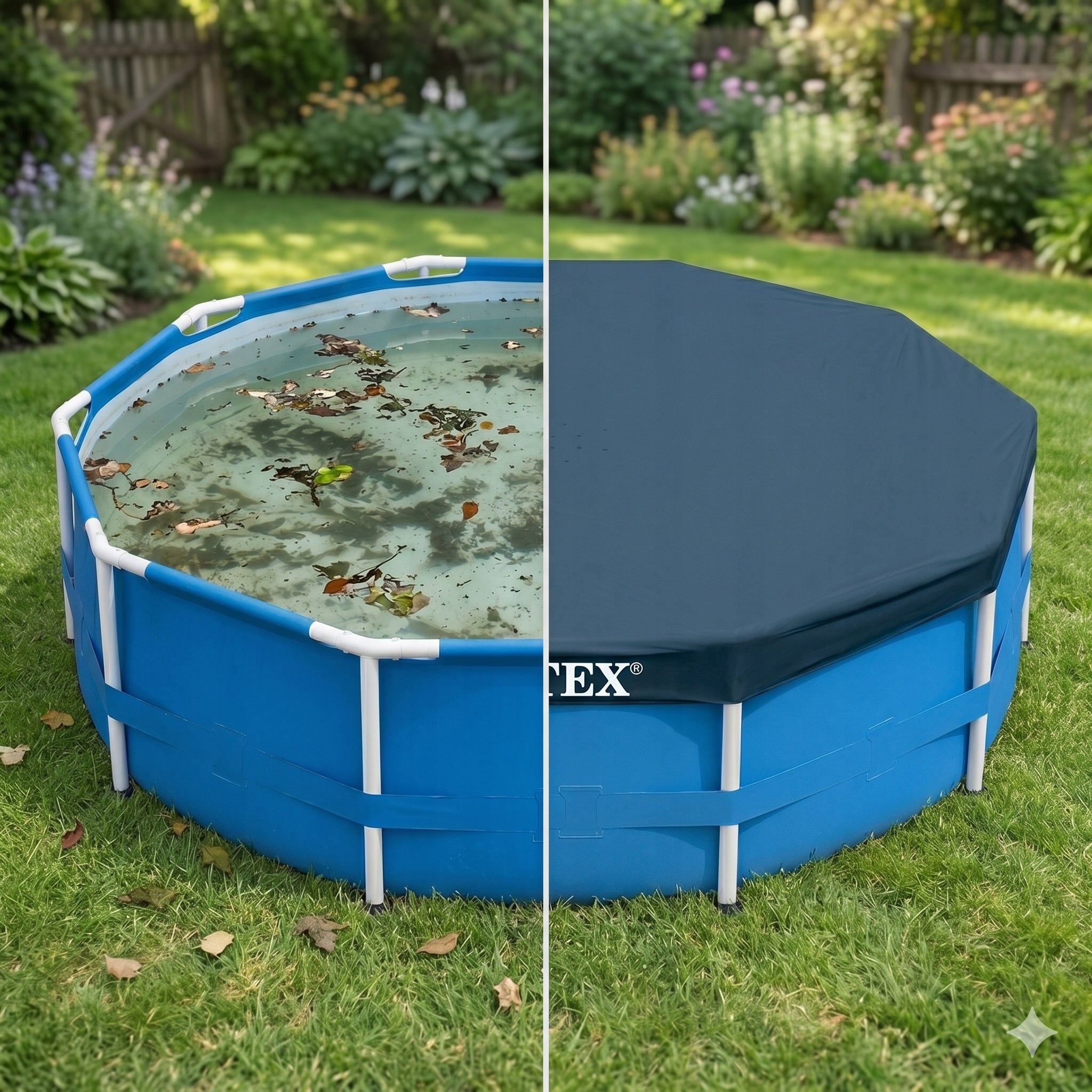 COVER FOR FRAME POOL 305 INTEX ROUND TARPAULIN FOIL POOL COVER Manufacturer code POKRYWA NA BASEN BASENOWA PLANDEKA NA BASEN