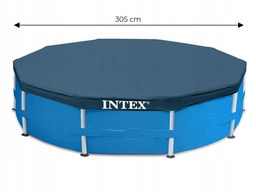 COVER FOR FRAME POOL 305 INTEX ROUND TARPAULIN FOIL POOL COVER Product width 305 cm