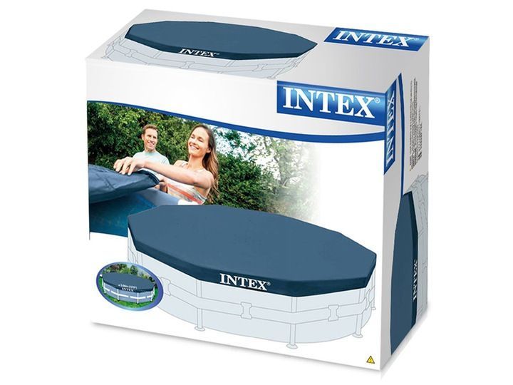 COVER FOR FRAME POOL 305 INTEX ROUND TARPAULIN FOIL POOL COVER Volume 0 l