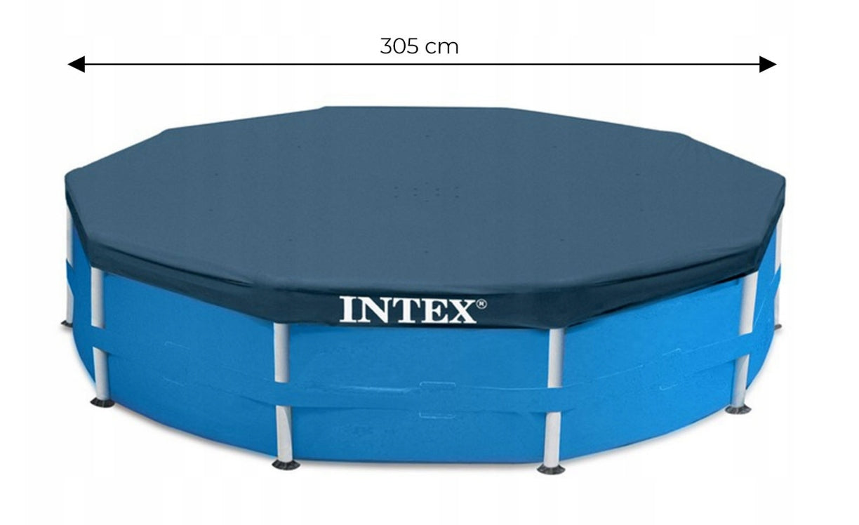 COVER FOR FRAME POOL Intex 305 cm tarpaulin protective film Manufacturer code POKRYWA BASEN 305 FOLIA POKROWIEC INTEX