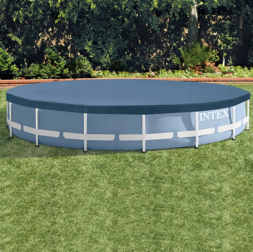 COVER FOR FRAME POOL Intex 366 cm round tarpaulin strong foil Length 366 cm