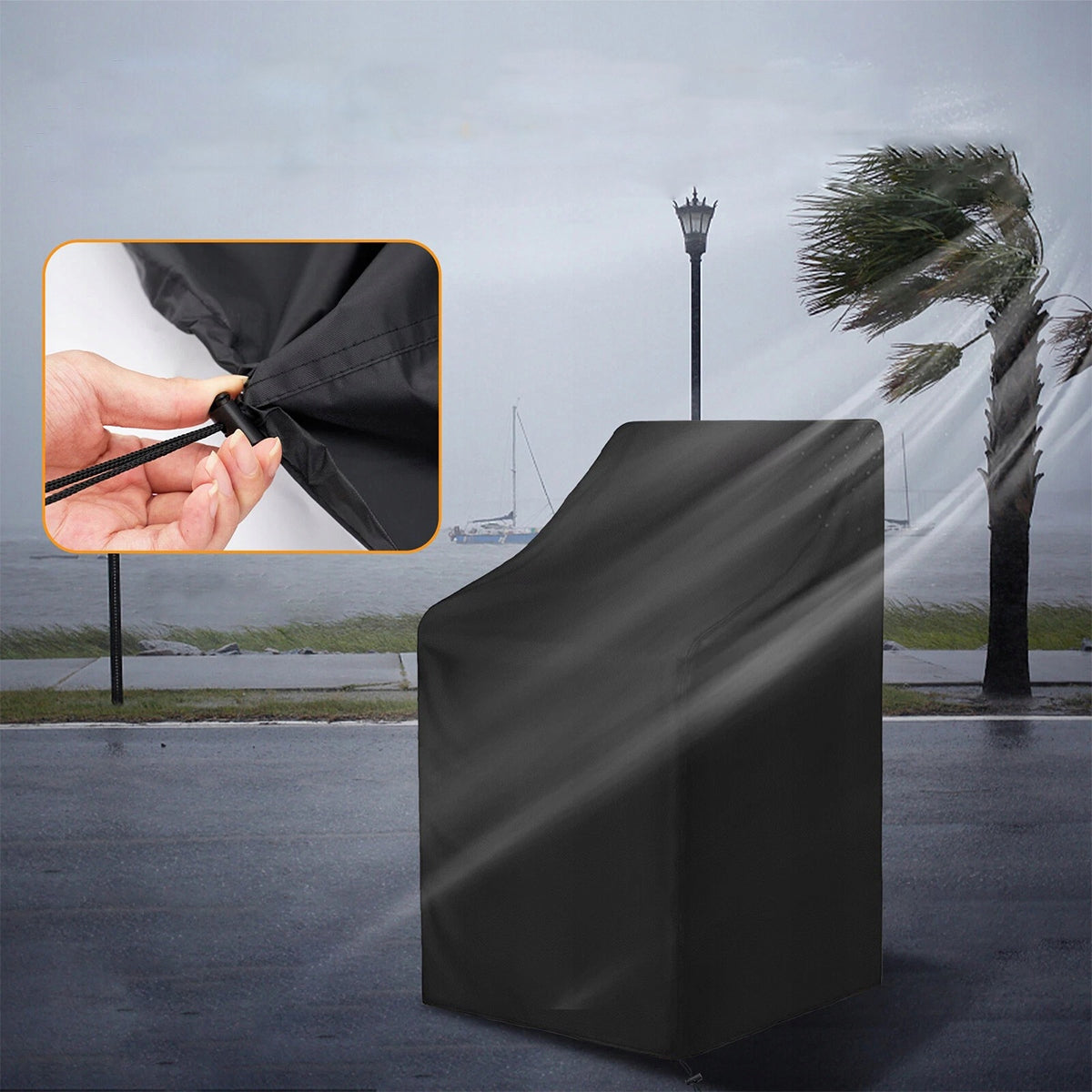 COVER FOR GARDEN CHAIR FURNITURE WATERPROOF UV Packaging status original