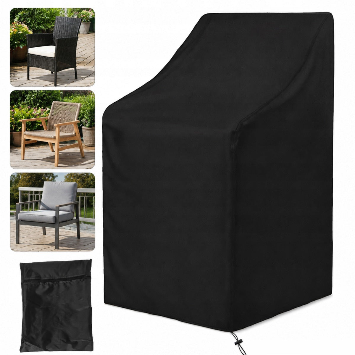 COVER FOR GARDEN CHAIR FURNITURE WATERPROOF UV