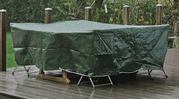COVER FOR GARDEN FURNITURE TABLE CHAIR TARPAULIN Length 230 cm
