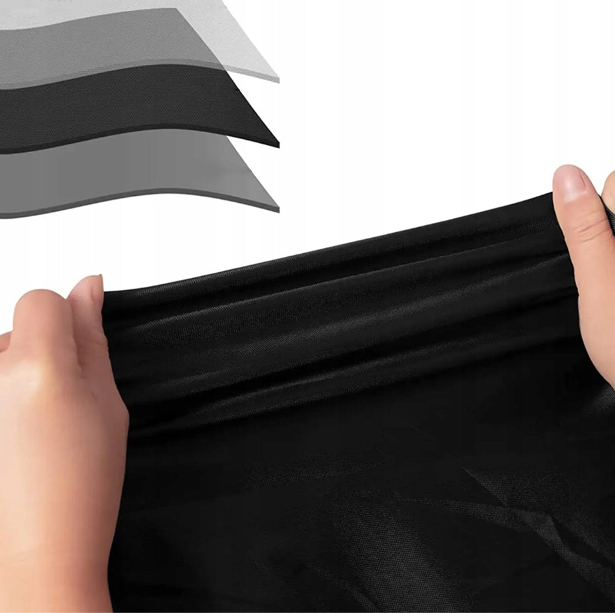 COVER FOR GARDEN FURNITURE TABLE CHAIRS BLACK WATERPROOF TARPAULIN 240CM Manufacturer Aptel