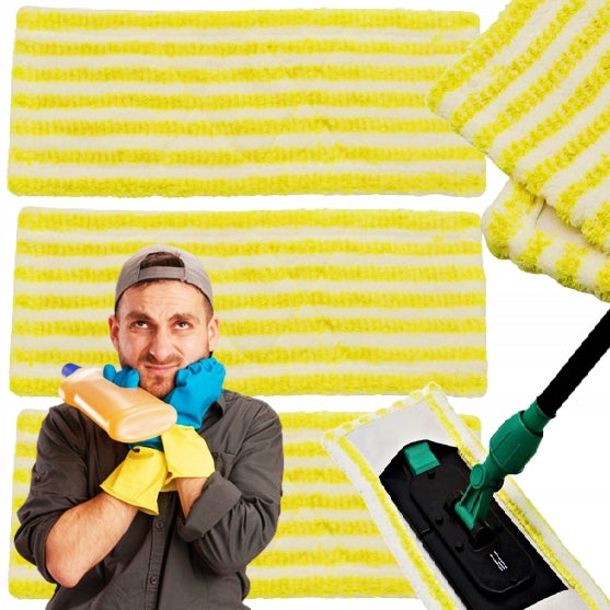 COVER MOP INSERT MICROFIBER MOP FLAT STOCK REPLACEMENT ABSORBENT TIP