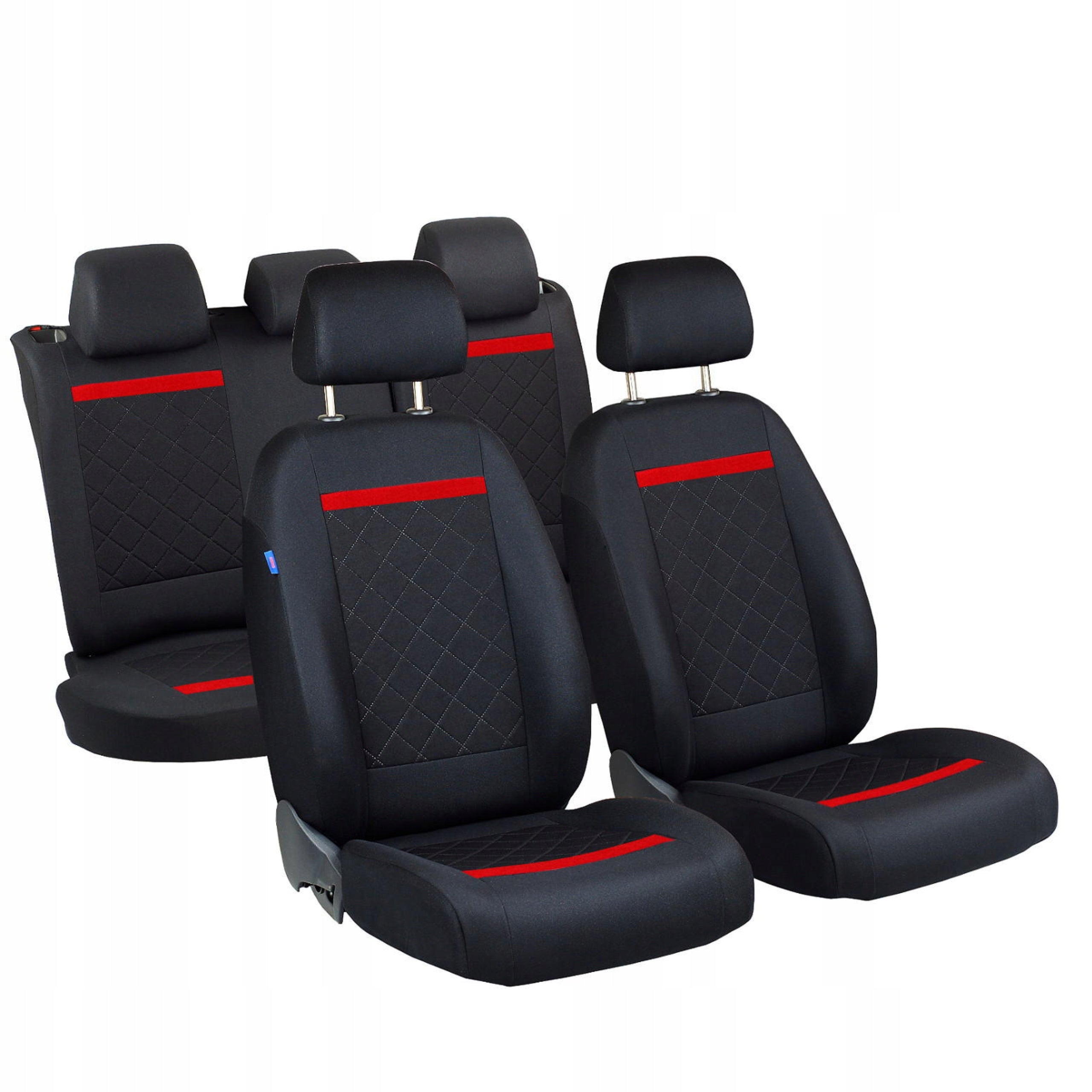 COVERS UNIVERSAL SET SUITABLE FOR RENAULT CLIO III 05-14 Additional features seams/holes for airbags