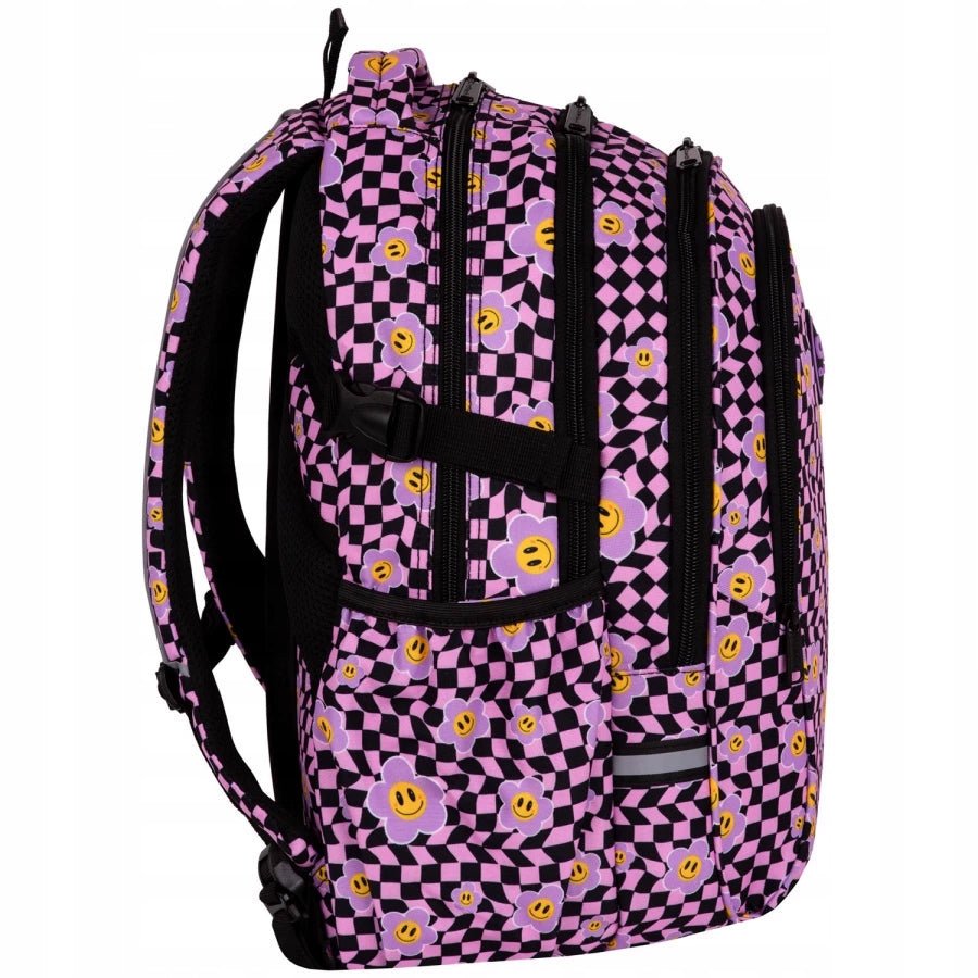 CP SCHOOL BACKPACK FOR GIRLS YOUTH CHESSBOARD FLOWERS Manufacturer code F002819