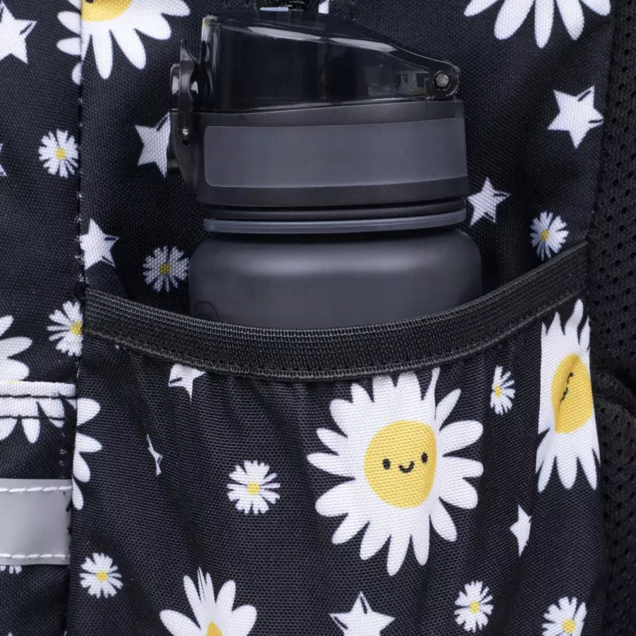 CP YOUTH SCHOOL BACKPACK FOR GIRL FLOWERS BLACK Manufacturer code F027817