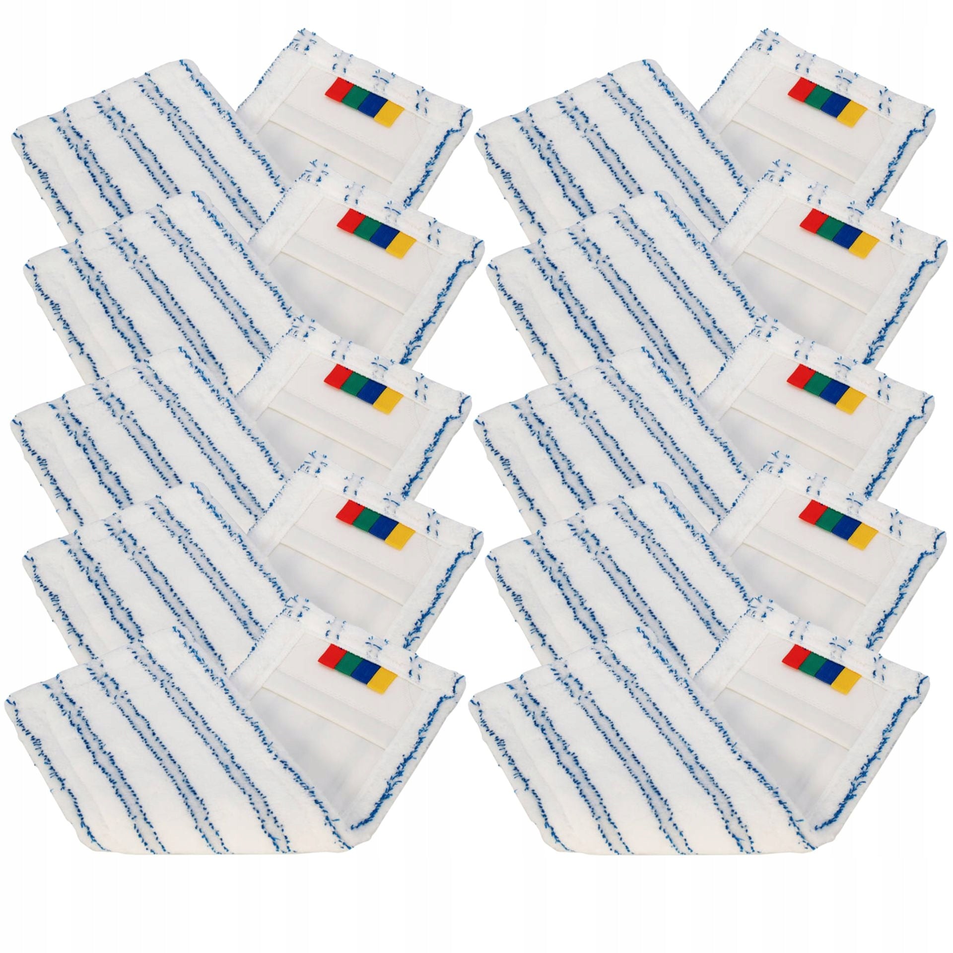 CPC Pocket mop, microfiber, 40 cm, striped, 10 pcs