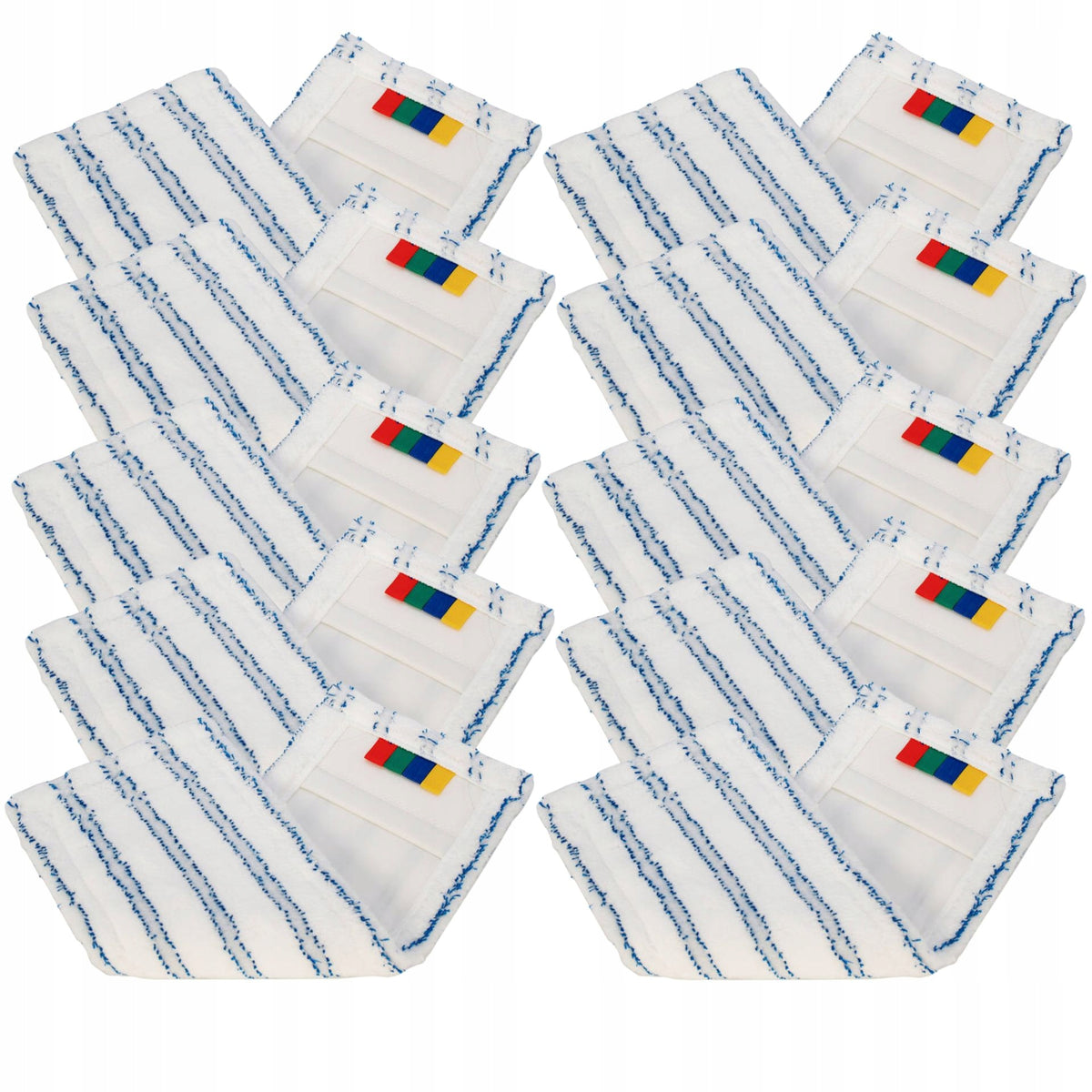 CPC Pocket mop, microfiber, 40 cm, striped, 10 pcs