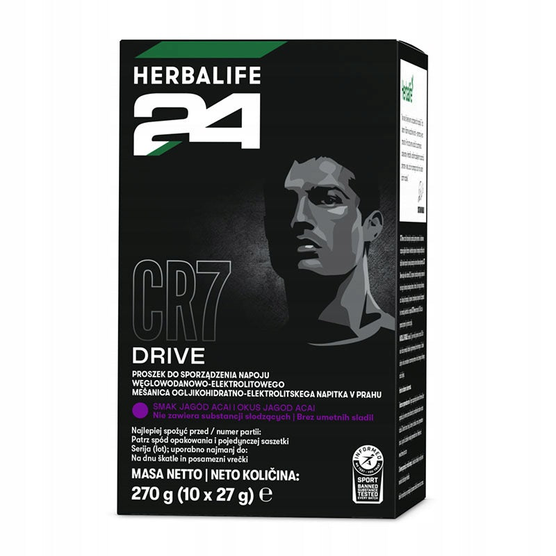 CR7 Drive Sachet taste of acai berries 10 sachets of 27 g hypotonic drink