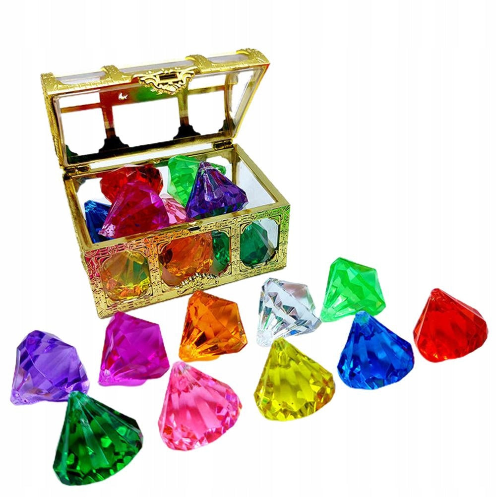 CRAFTS COLORFUL DIAMONDS JEWEL TOY CHEST