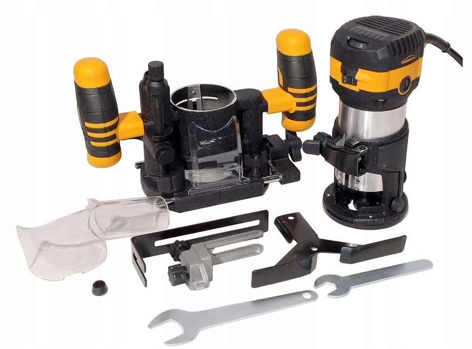 CRAMP CR- RT0702 EDGE MILLING MACHINE 710W 6/8MM +GLASSES Packaging status original