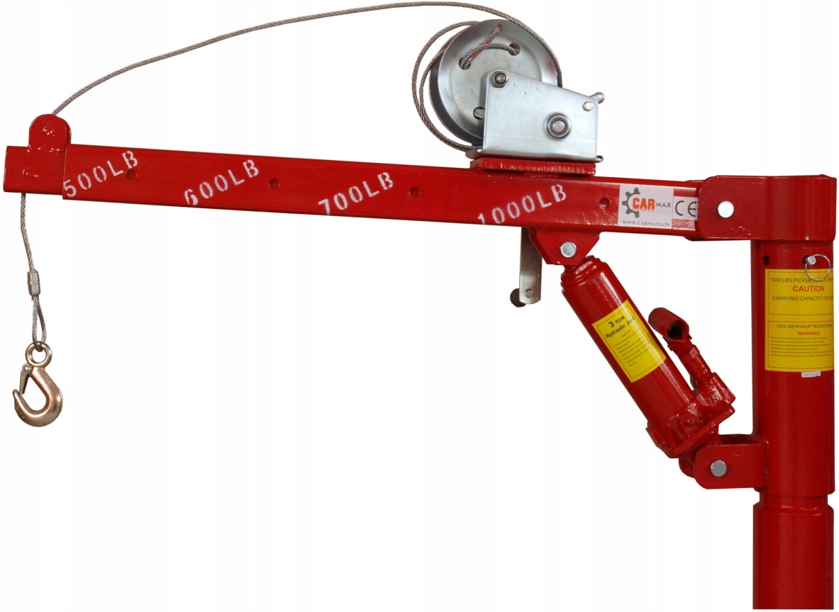 CRANE HDS 450 KG LIFT FOR CAR + WINCH - ROTATING 360° 0-205CM Manufacturer code MT12102a