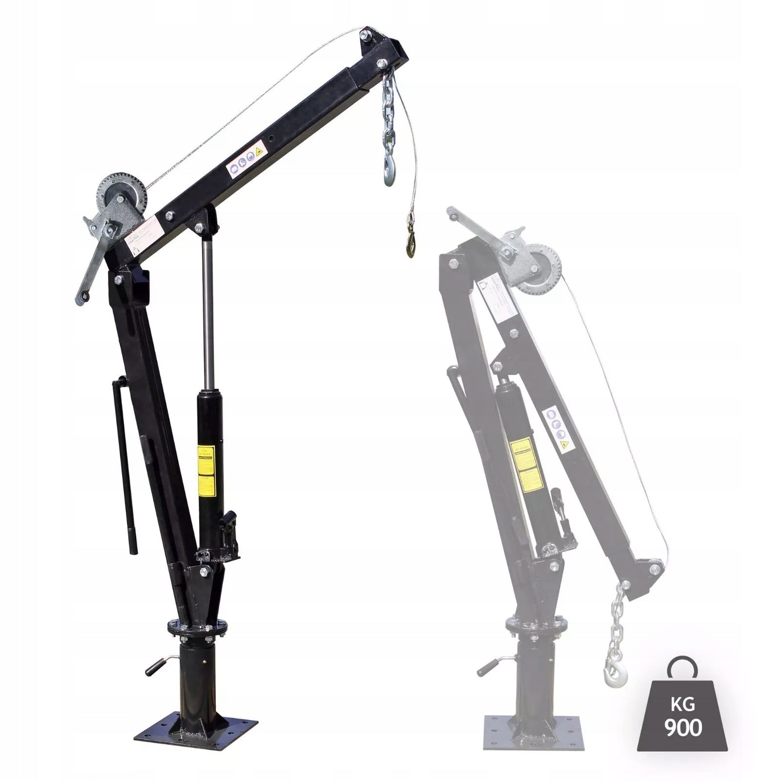 CRANE HDS CAR 900 KG CAR + WINCH ROTATING 360° 0-170CM Brand AppTech