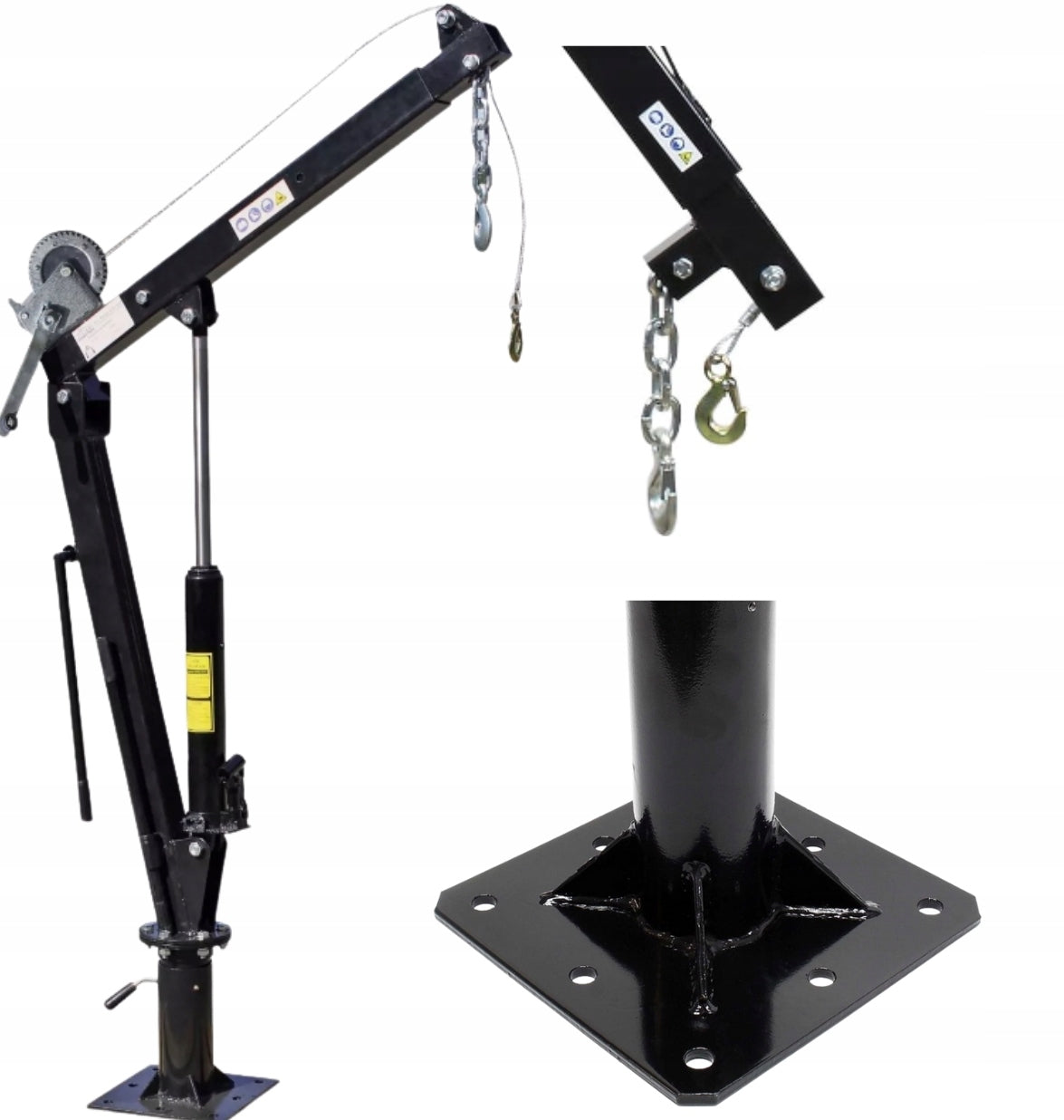 CRANE HDS CAR 900 KG CAR + WINCH ROTATING 360° 0-170CM Manufacturer code ZOHDSAT4