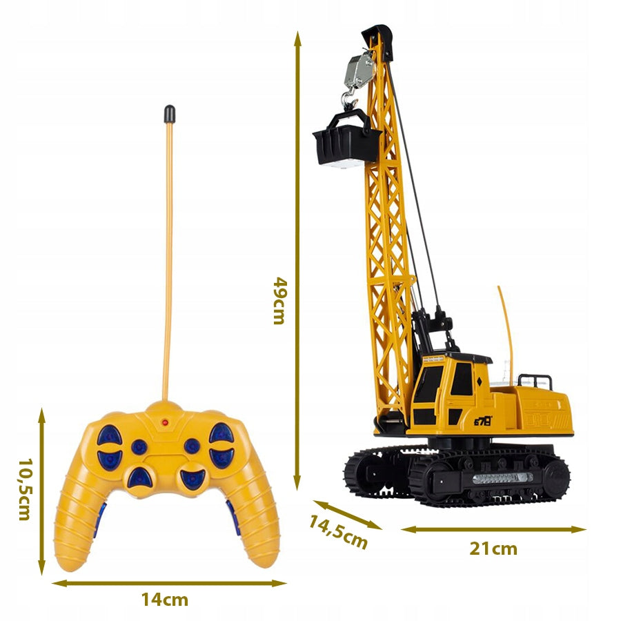 CRANE LARGE XXL REMOTE CONTROLLED LED REMOTE CONTROL FOR KIDS TO PLAY WITH Brand Stator