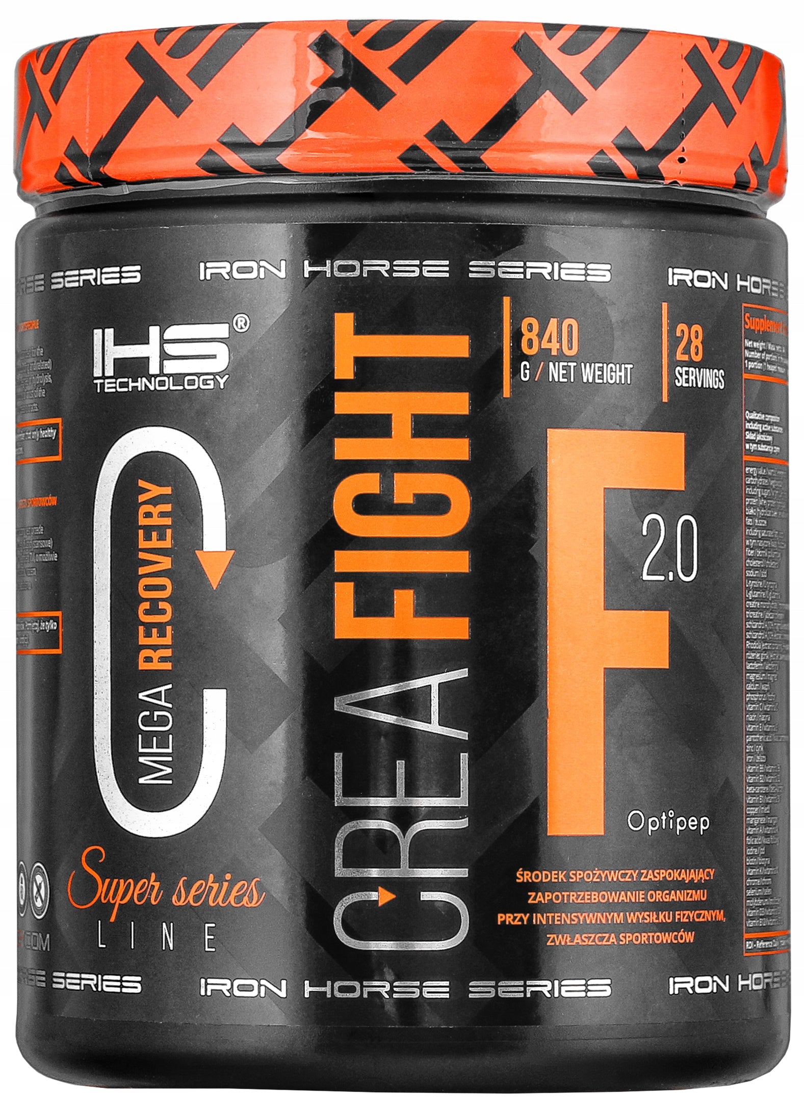CREA FIGHT Multipurpose Conditioner Creatine Powder Iron Horse 840 g Pineapple